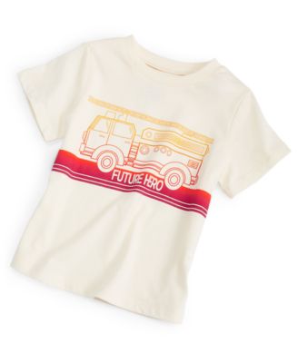 First Impressions - Toddler Boys Future Hero Fire Truck Short-Sleeve T-Shirt