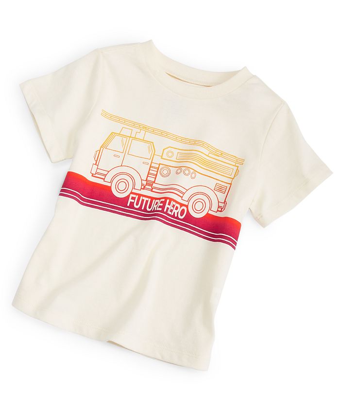 First Impressions Baby Boys Fire Truck Short Sleeve T Shirt, Created