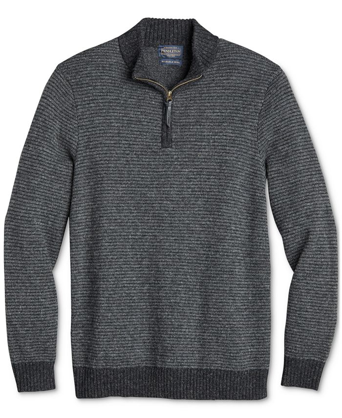Pendleton Men's Shetland Half Zip Sweater & Reviews - Sweaters - Men ...