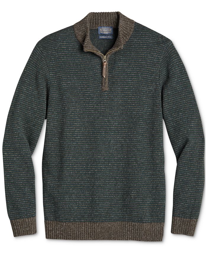 Pendleton Shetland Wool Cew Sweate | Dillad's