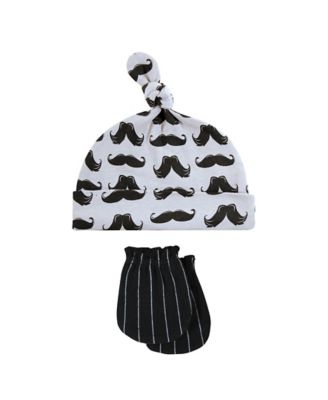 Essential 8-Piece Set Knotted Beanie Hats and Anti-Scratch Mitts