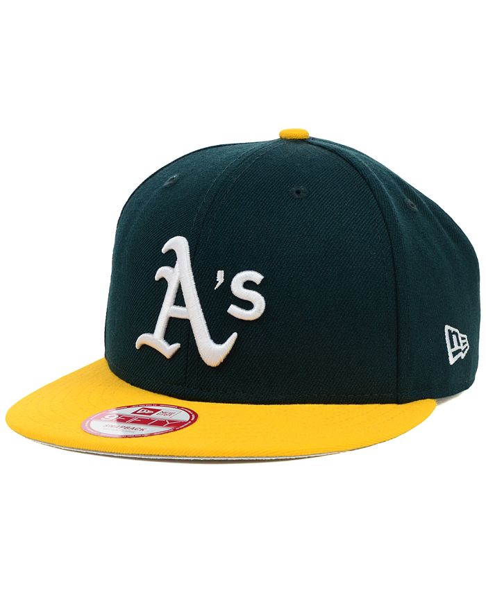 New Era Oakland Athletics MLB 2 Tone Link 9FIFTY Snapback Cap - Macy's