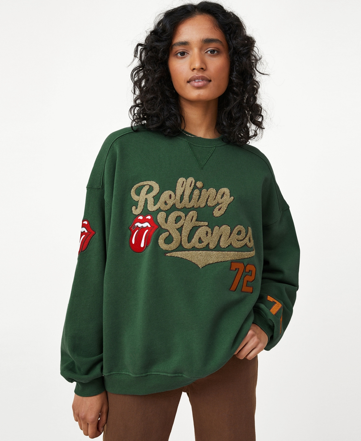 Cotton On Women's Rolling Stones Crew Sweatshirt