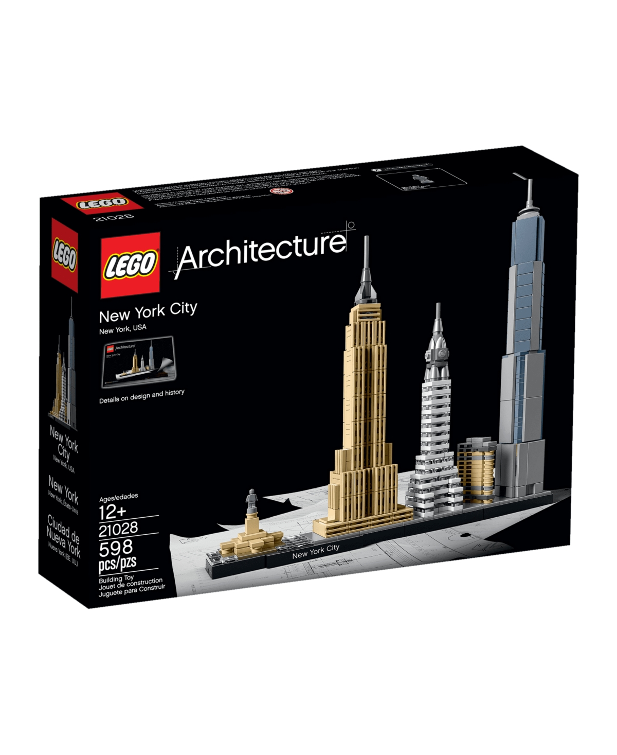 Shop Lego Architecture 21028 New York City Toy Building Set In No Color