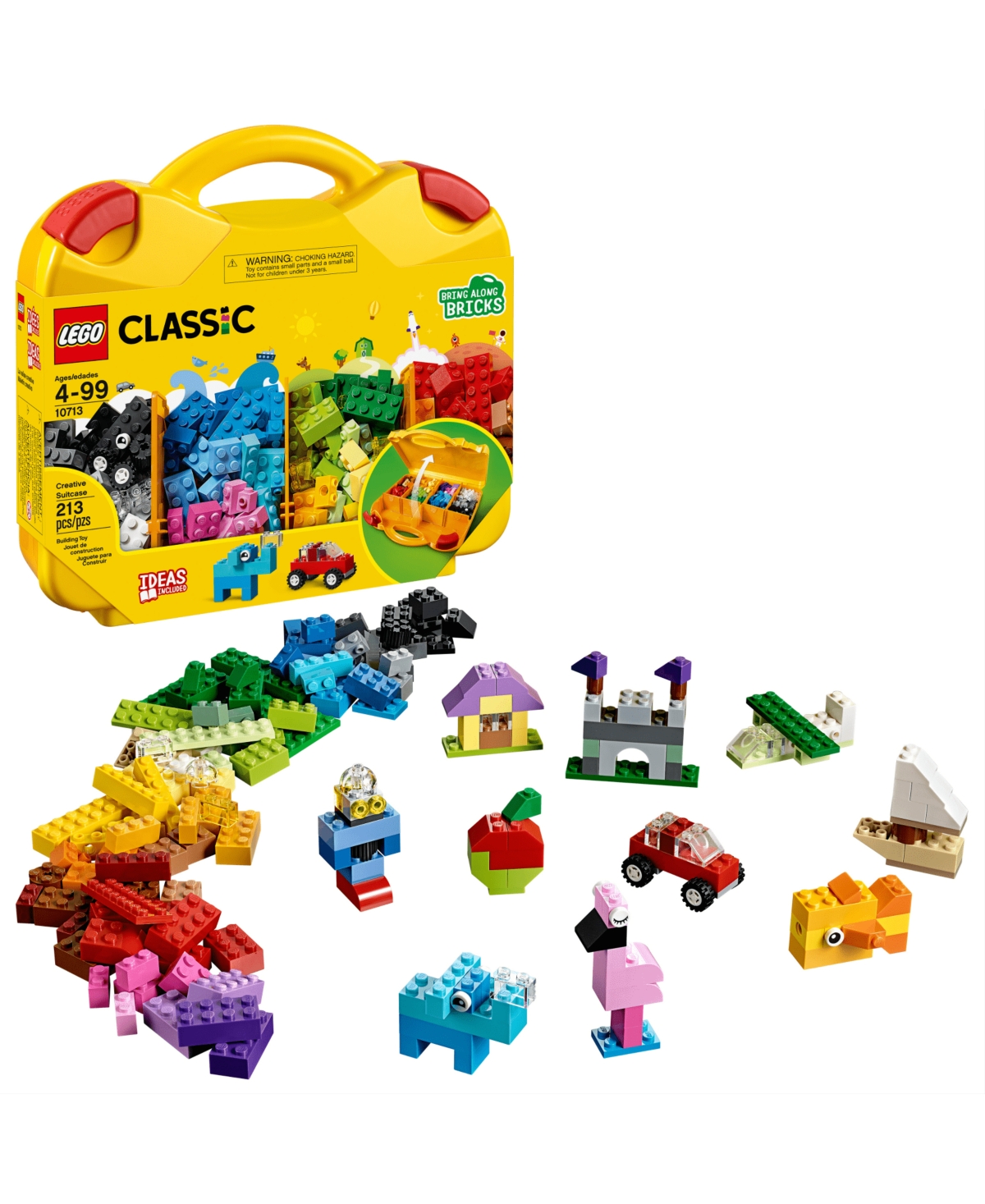 Shop Lego Classic 10713 Creative Suitcase Toy Bring Along Bricks Building Set In No Color