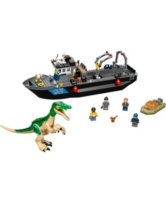 LEGO® Baryonyx Dinosaur Boat Escape 308 Pieces Toy Set Macy's