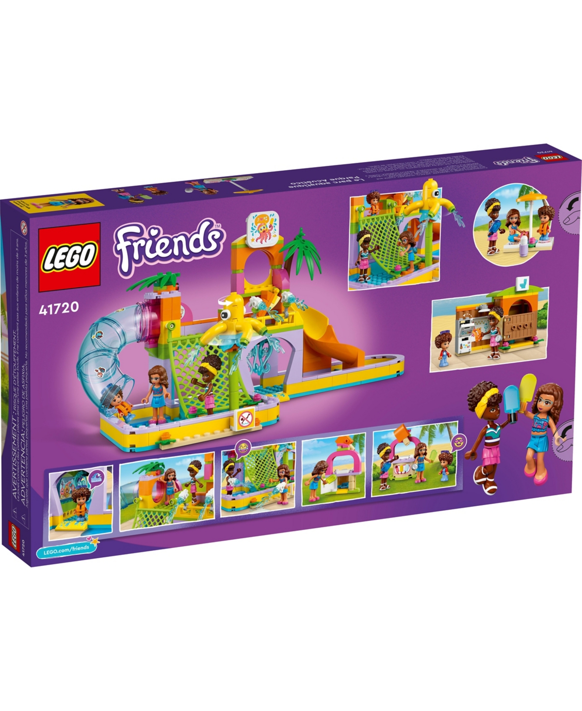 Shop Lego Friends Water Park 41720 Building Set, 373 Pieces In Multicolor