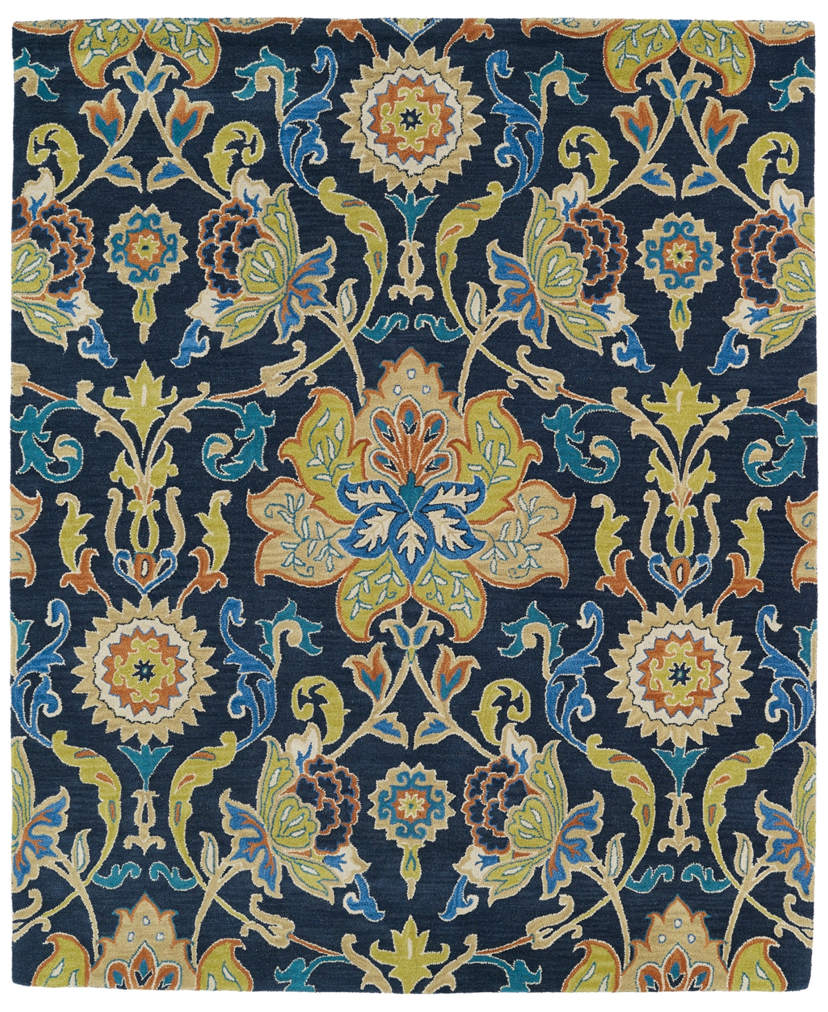 Kaleen Taj TAJ02 7'6in x 9' Area Rug - Navy