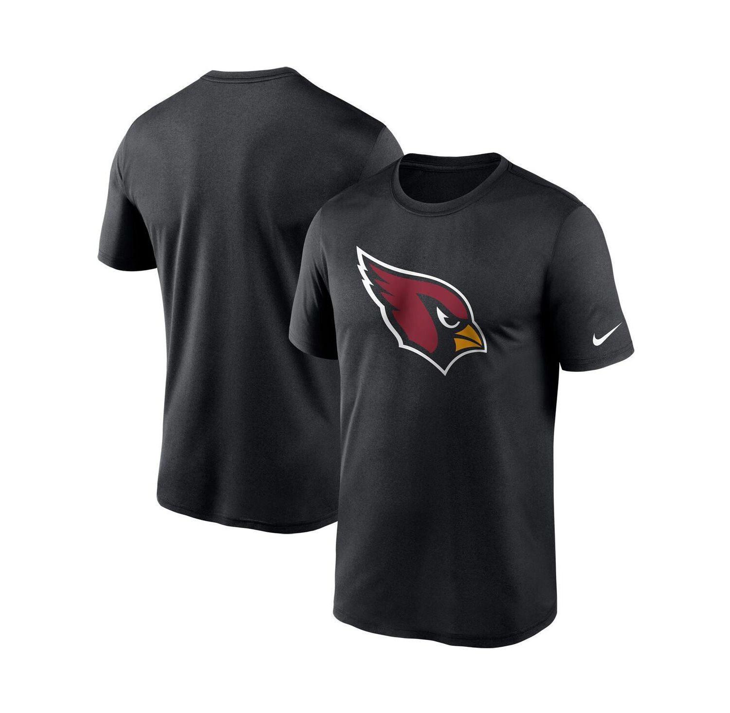 Men's Black Arizona Cardinals Logo Essential Legend Performance T-shirt