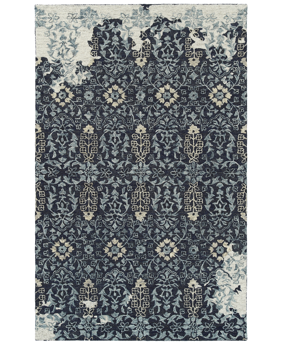 Kaleen Elijah ELI98 8' x 10' Area Rug - Navy