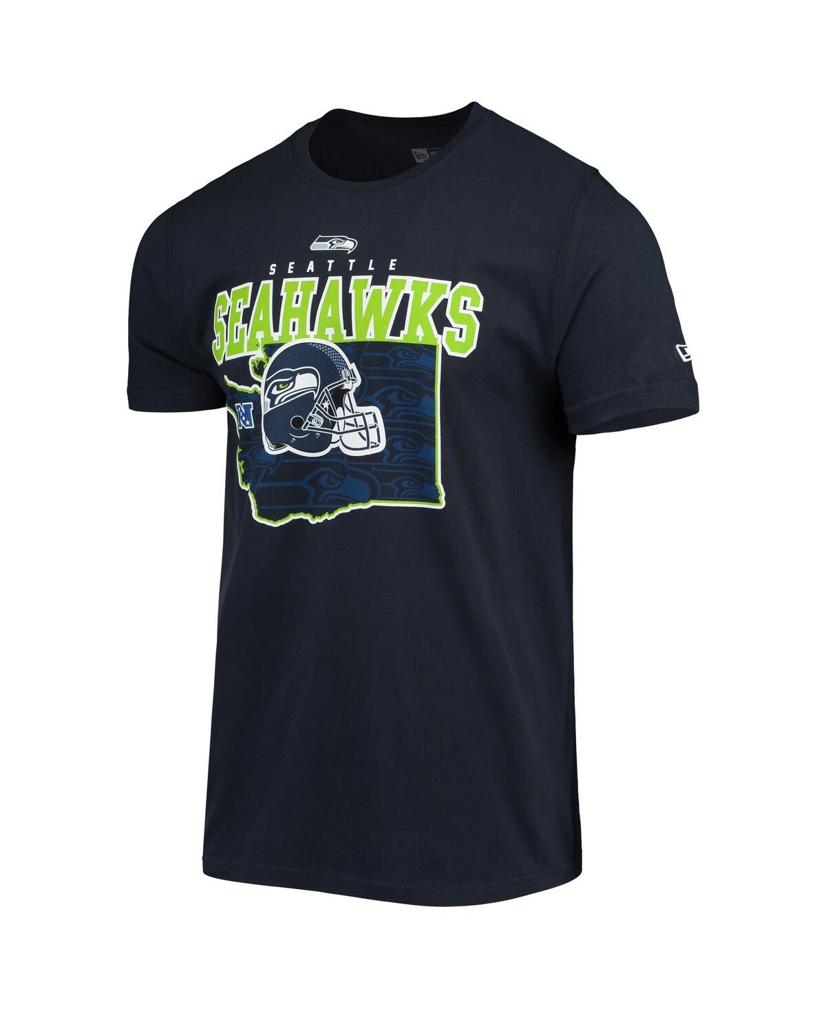 NEW ERA MEN'S NEW ERA COLLEGE NAVY SEATTLE SEAHAWKS LOCAL PACK T-SHIRT 
