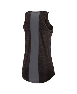 Women's Brown Cleveland Browns High Neck Performance Tank Top