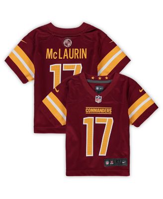 Boys and Girls Todler Terry McLaurin Burgundy Washington Commanders Game Jersey