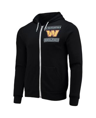 Men's NFL x Darius Rucker Collection by Black Washington Commanders Sponge Fleece Full-Zip Hoodie