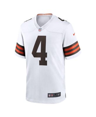 Men's Deshaun Watson White Cleveland Browns Game Jersey