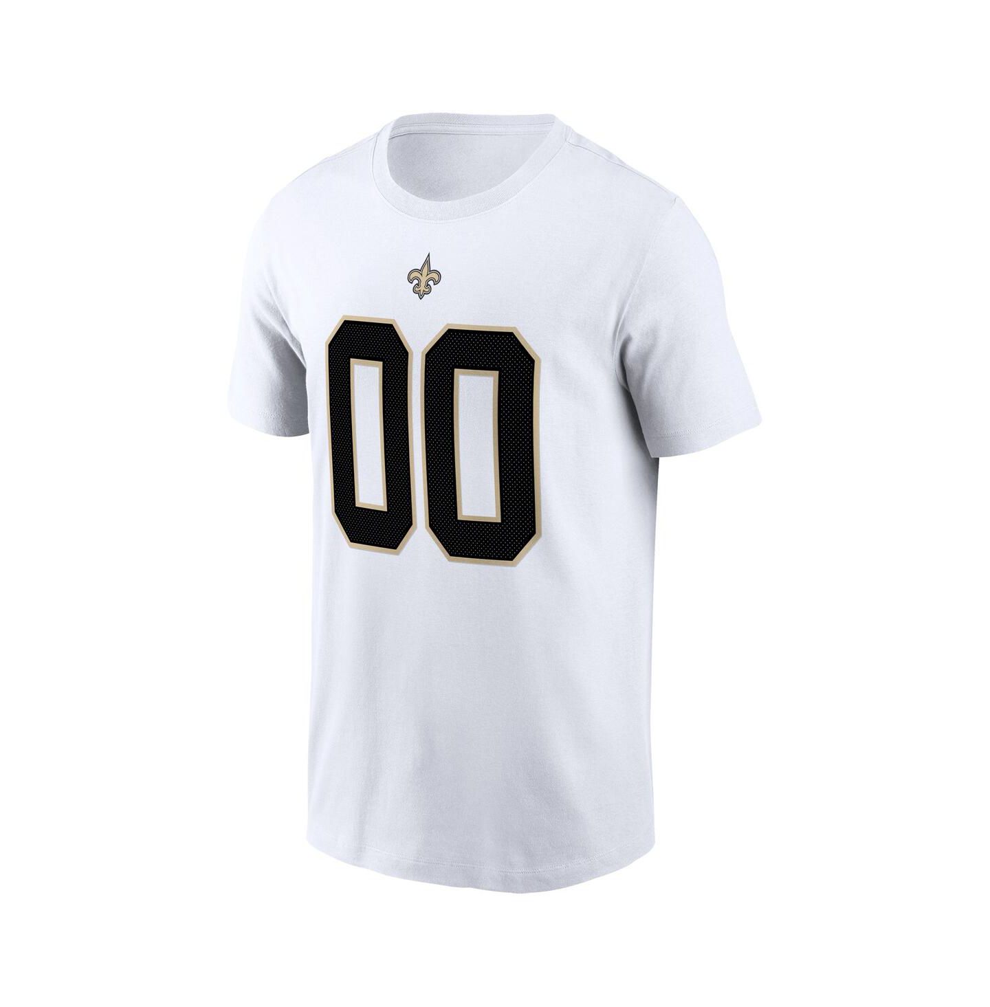 Мужская футболка Nike Tyrann Mathieu White New Orleans Saints Player Name & Number — фото 3