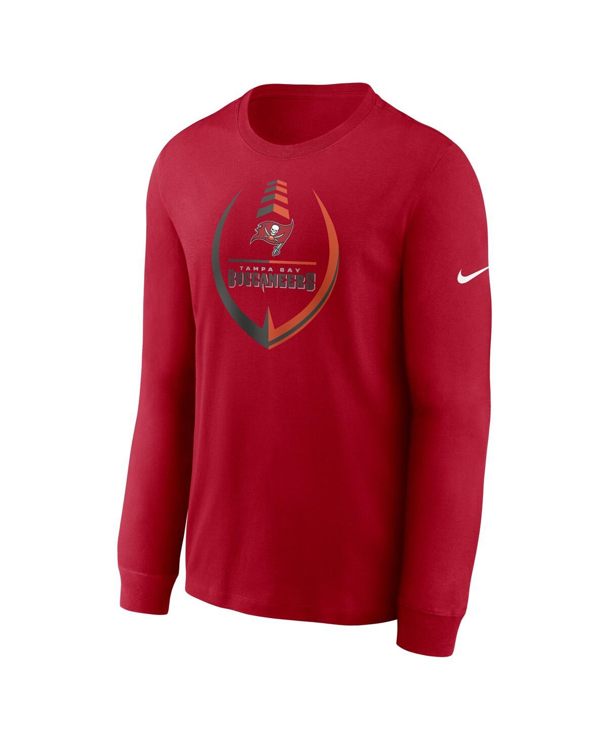 Men's NikeTampa Bay Buccaneers Icon Legend Long Sleeve T-shirt - Red