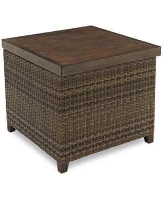 Agio - Leighton Outdoor Storage End Table