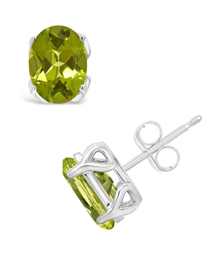 Macys peridot deals earrings