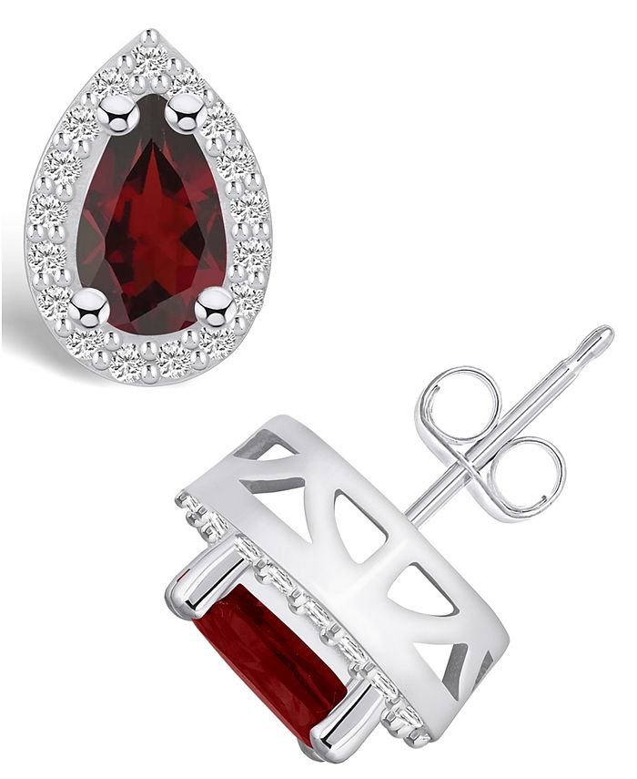 Macys garnet earrings online