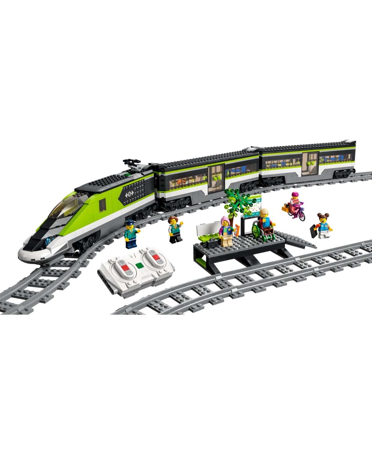 Shop Lego City Express Passenger Train 60337 Toy Building Set With 6 Minifigures In No Color