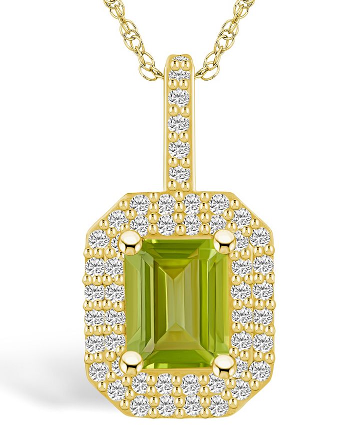Peridot necklace macys store