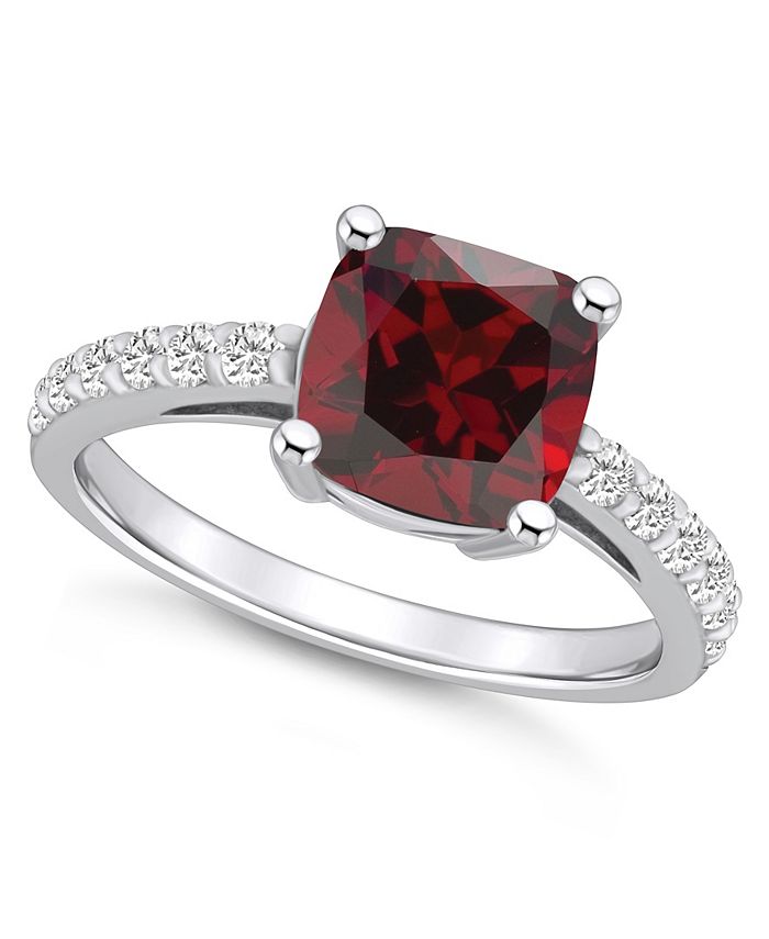 Macys cheap garnet ring