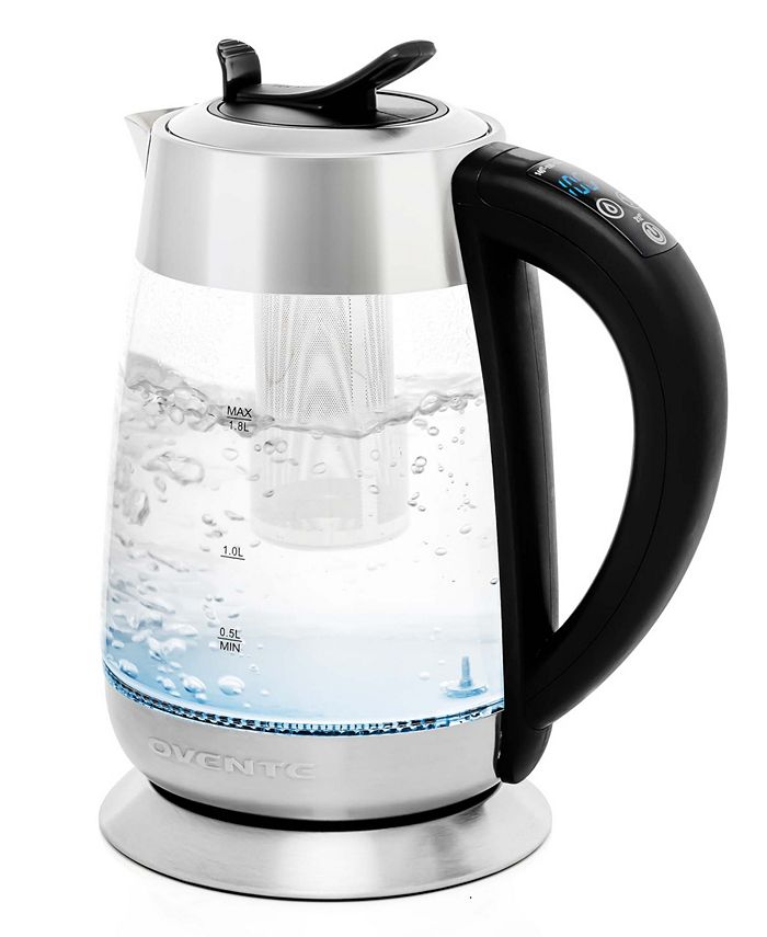 Basics Electric Glass and Steel Kettle - 1.0 Liter