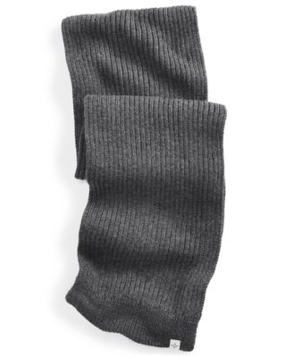 Sun + Stone - Men's Solid Ribbed Scarf