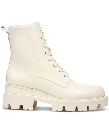 Sam Edelman Women's Garret Lace-Up Lug-Sole Combat Boots - Macy's