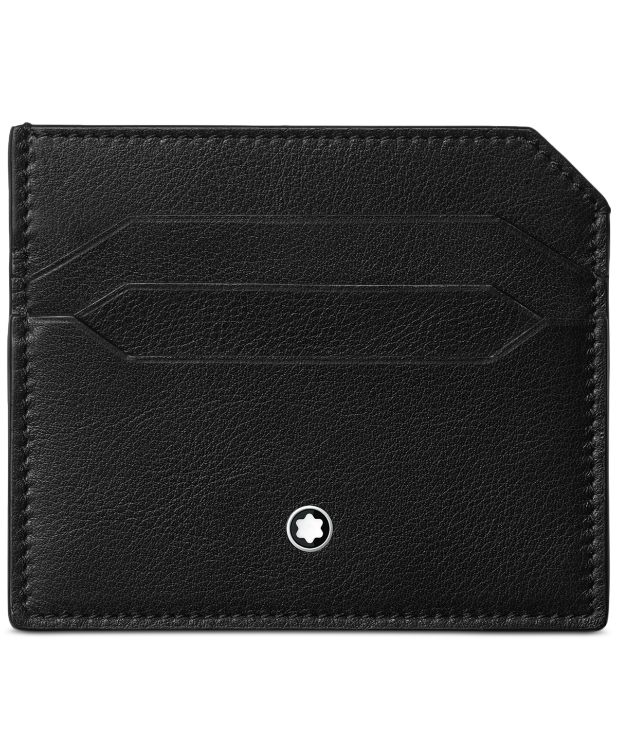 Shop Montblanc Meisterstuck Selection Soft Card Holder In Black