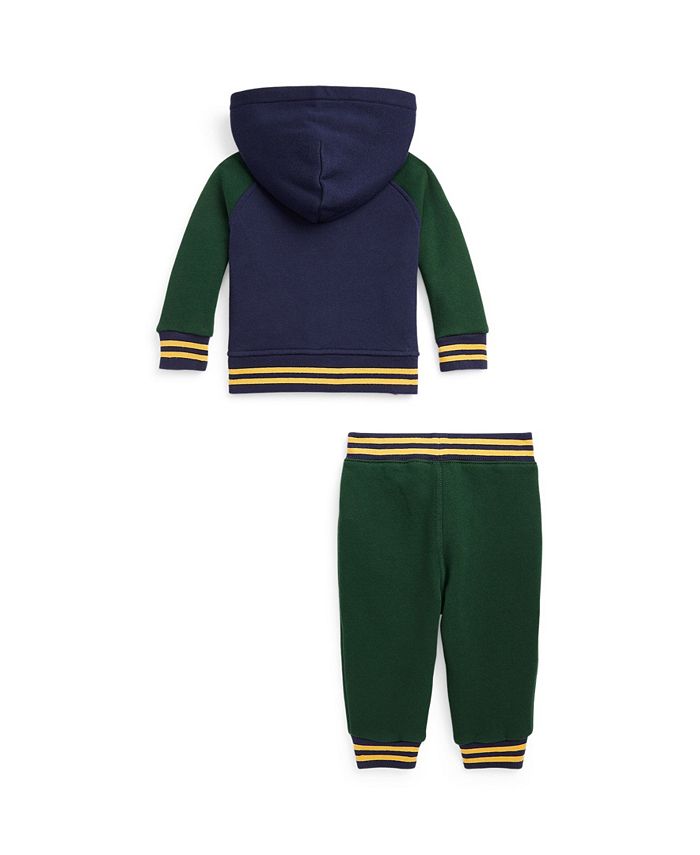 Polo Ralph Lauren Baby Boys Fleece Jacket and Pants, 2 Piece Set Macy's