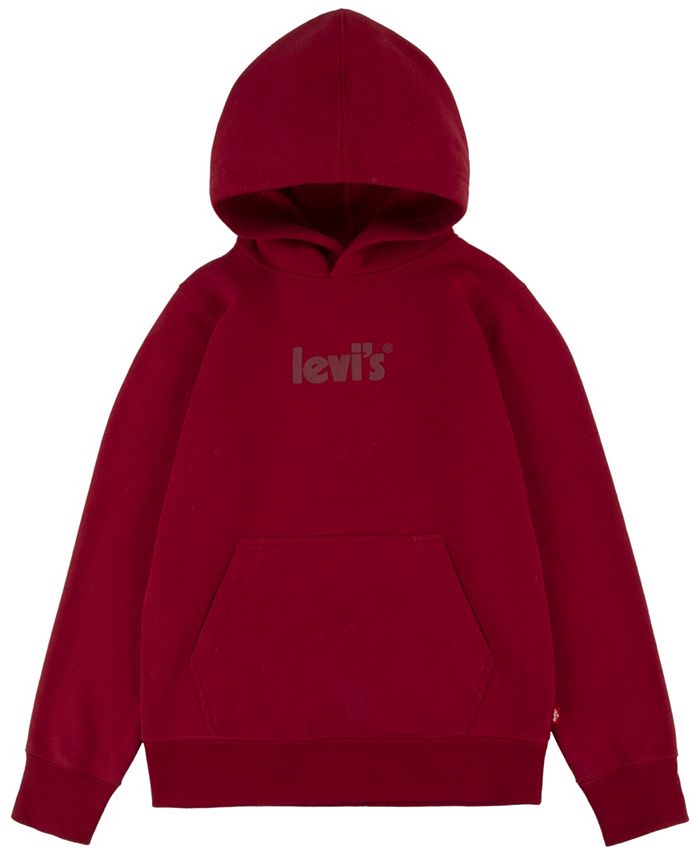 Levi's Big Boys Logo Sueded Fleece Hoodie Sweatshirt - Macy's
