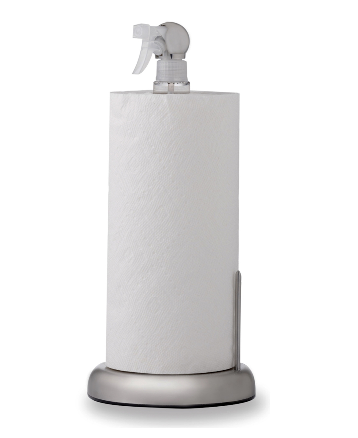 Spray Paper Towel Holder, 7 oz - Silver-Tone