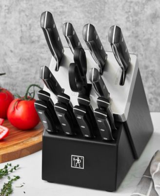 HENCKELS Solution Self-Sharpening Knife Block Set, 16 Piece