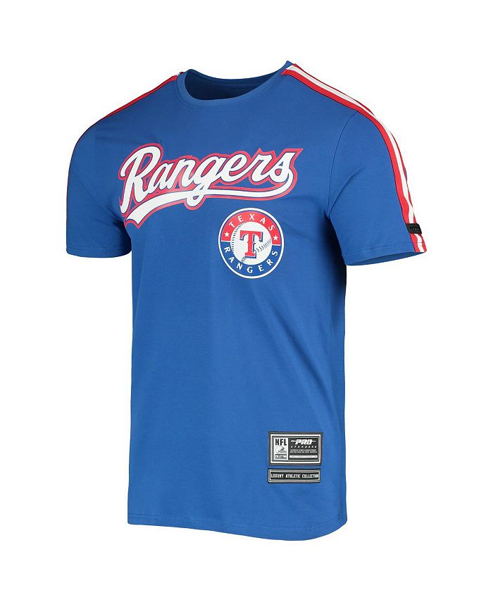 Pro Standard Men's Royal Texas Rangers Taping T-shirt - Macy's
