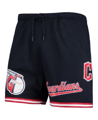 Men's Navy Cleveland Guardians Logo Mesh Shorts