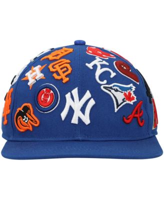 Men's Royal Mlb Pro League Wool Snapback Hat