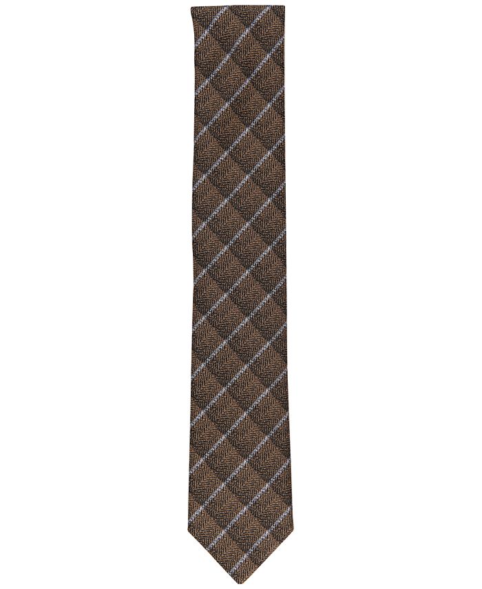 Alfani Mens Slim Abstract Geometric Tie Black Size Regular