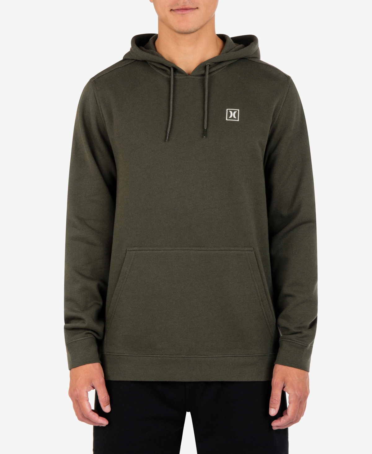 Shop Hurley Men's Icon Boxed Pullover Hooded Sweatshirt In Cargo