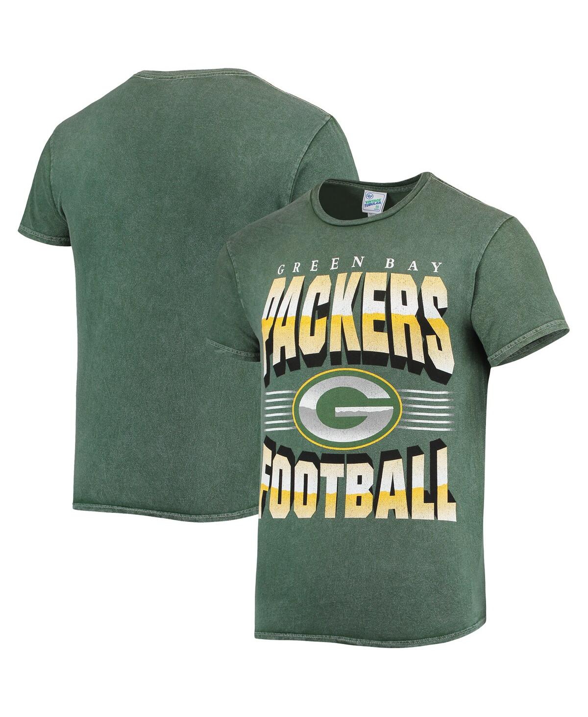 47 Brand Men's '47 Green Green Bay Packers Rocker Vintage-inspired Tubular T-shirt