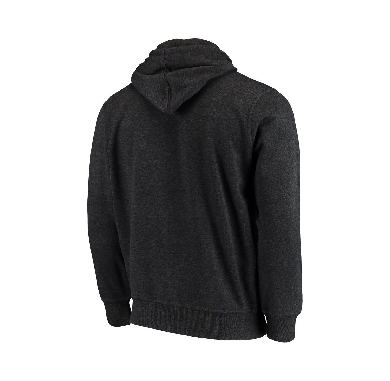 Men's Charcoal Cleveland Browns Primary Logo Full-Zip Hoodie