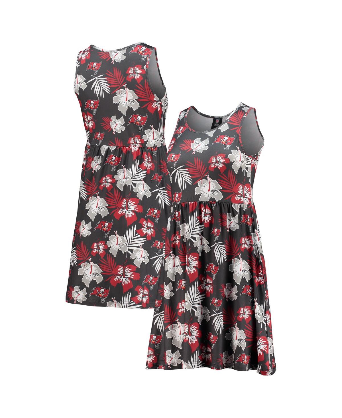 Women's Foco Red Tampa Bay Buccaneers Floral Sundress - Red