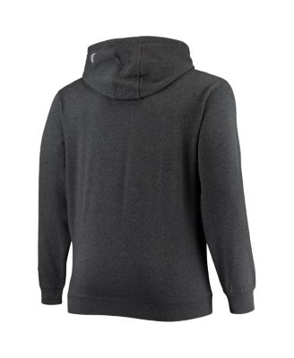 Men's Charcoal Cleveland Browns Big and Tall Primary Logo Pullover Hoodie