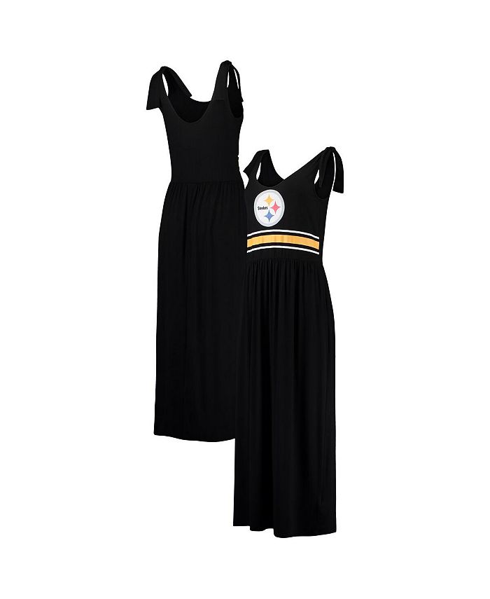 G Iii 4her By Carl Banks Womens Black Pittsburgh Steelers Game Over Maxi Dress Macys 