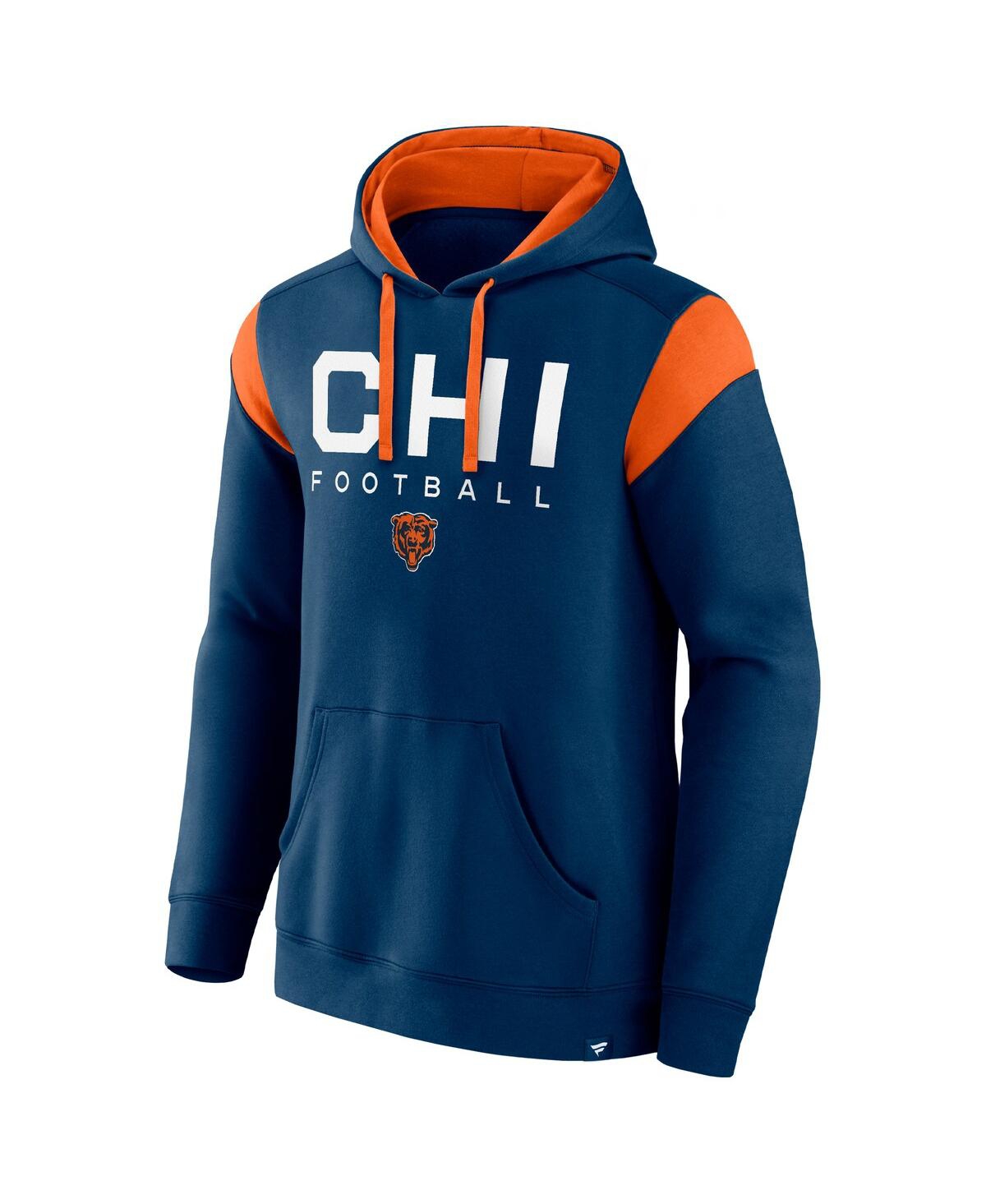 Fanatics Branded Navy Chicago Bears Call The Shot Pullover Hoodie In Navy