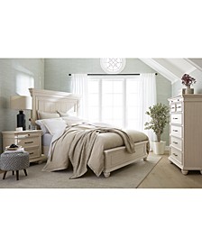 Quincy Grey Bedroom 3-Pc. Set (California King Bed, Nightstand & Chest), Created for Macy's