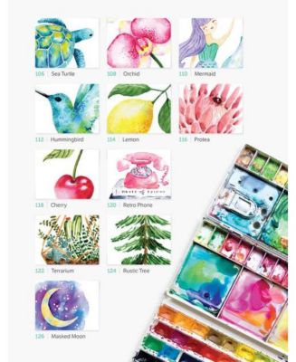 Watercolor the Easy Way - Step-By-Step Tutorials for 50 Beautiful Motifs Including Plants, Flowers, Animals & More by Sara Berrenson