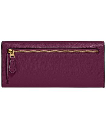 COACH Crossgrain Leather Wyn Wallet & Reviews - Handbags & Accessories -  Macy's