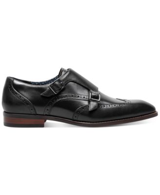 Men's Karson Wingtip Double-Monk Strap Dress Shoe